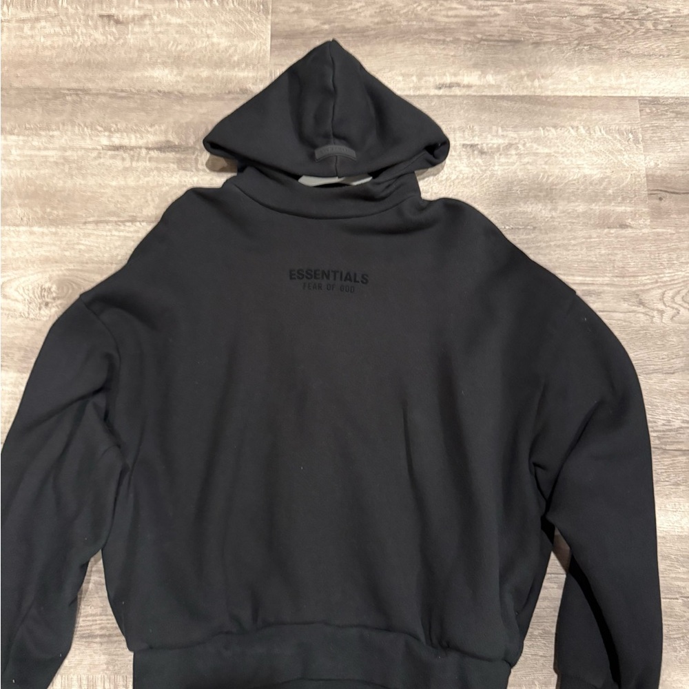 Essentials Men's Black Hoodie